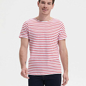 Футболка Miles Men серая с желтым