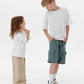 Футболка детская оверсайз Teezer, белая