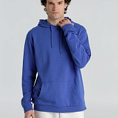 Толстовка с капюшоном унисекс Hoodie, ярко-синий меланж