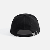 Бейсболка Long Beach, черная с красным