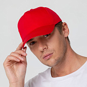 Бейсболка Promo, красная