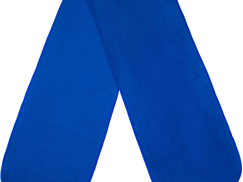 Шарф Fleecy, ярко-синий