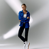 Куртка флисовая унисекс Fliska, ярко-синяя