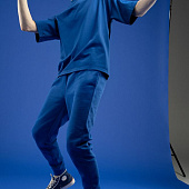 Футболка унисекс оверсайз T3, синяя