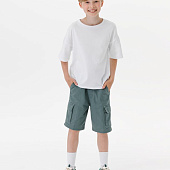 Футболка детская оверсайз Teezer, белая