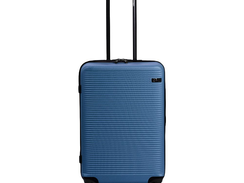 Чемодан Caspian M, темно-синий