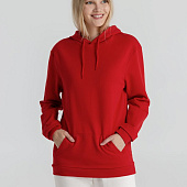 Толстовка с капюшоном унисекс Hoodie, красная