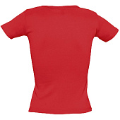Футболка женская с круглым вырезом Lady 220 красная