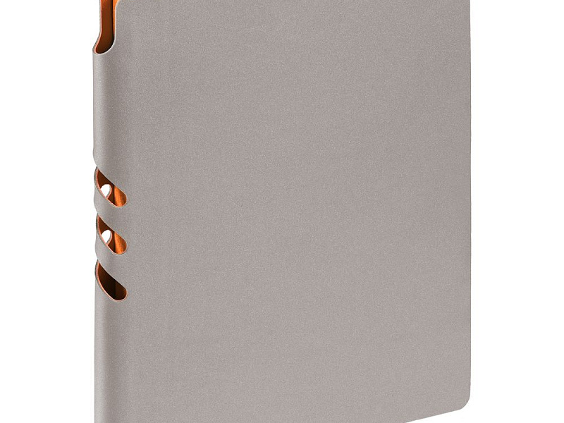 Ежедневник Flexpen, недатированный, серебристо-оранжевый