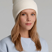 Шапка Franky, молочно-белая