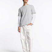 Футболка унисекс Streetwise, серый меланж