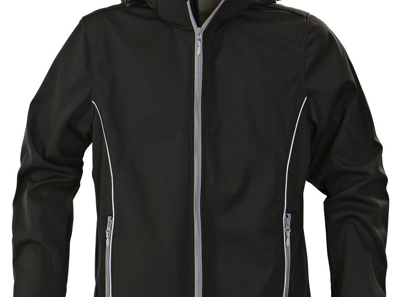Куртка софтшелл мужская Skyrunning, черная
