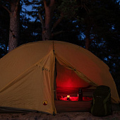 Кемпинговый фонарь Fyrtorn, серый с черным