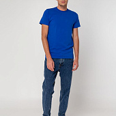 Футболка мужская T-bolka Stretch, ярко-синяя