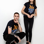 Футболка «Мы все слегка того», темно-синяя