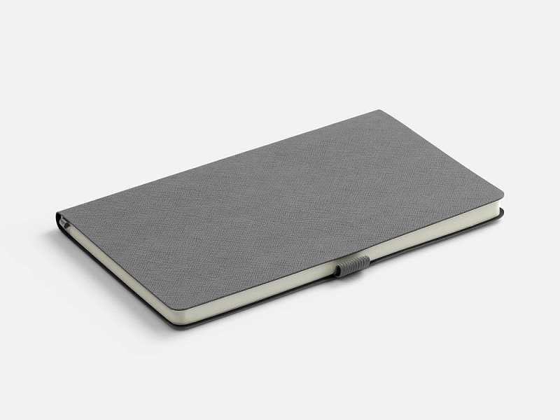 Ежедневник Lungo, недатированный, серый