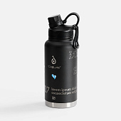 Термобутылка Fujisan XL 2.0, черная