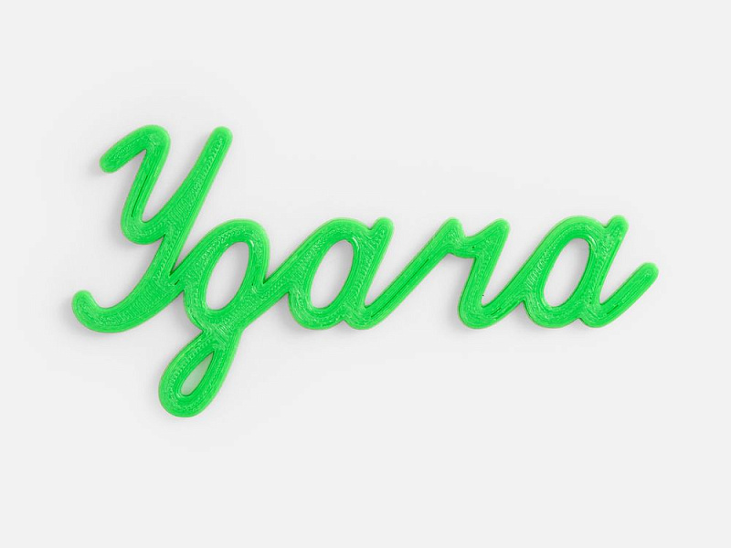 Подвеска Word, 3D-печать на заказ, удача