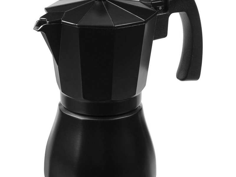 Гейзерная кофеварка Siena, черная