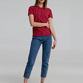 Рубашка поло женская Neptune, вишнево-красная