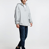 Анорак флисовый унисекс Fliska, светло-серый