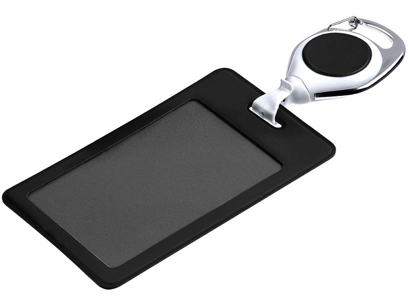 Чехол для пропуска с ретрактором Dorset, черный