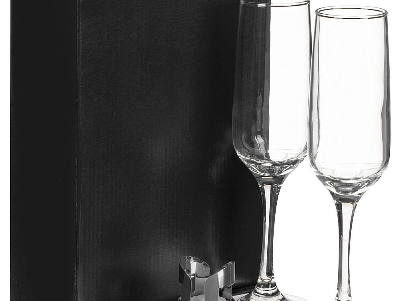 Набор для шампанского Isabella, в черной упаковке