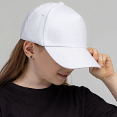 Бейсболка детская Standard Kids, белая