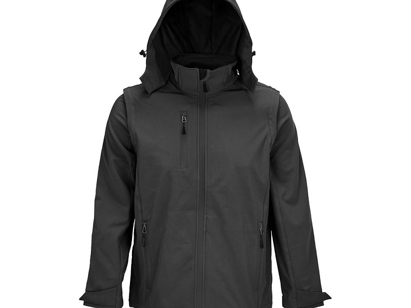 Куртка-трансформер унисекс Falcon, темно-серая