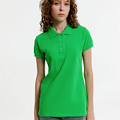 Рубашка поло женская Virma Premium Lady, зеленое яблоко