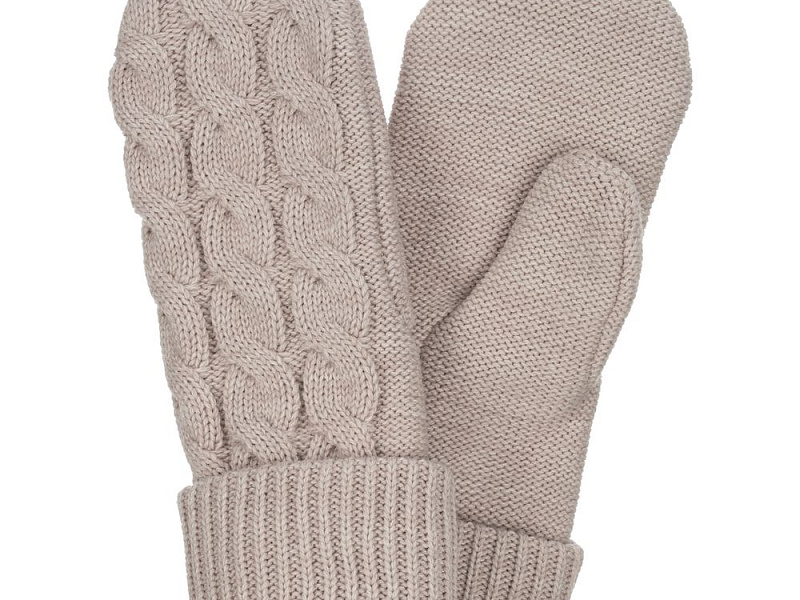 Варежки Heat Trick, бежевый меланж