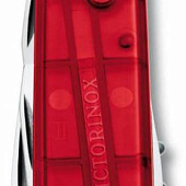 Офицерский нож Spartan 91, прозрачный красный