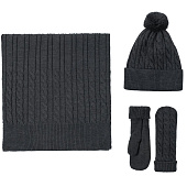 Шапка Heat Trick, темно-серый меланж