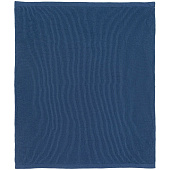 Плед Shirr, синий (деним)