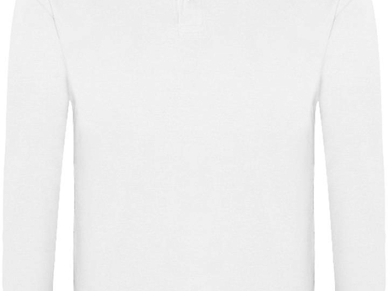 Рубашка поло мужская с длинным рукавом Winter II 210 белая