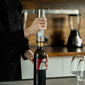 Винный набор Wine Diesel, серебристый