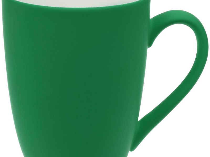 Кружка Good Morning с покрытием софт-тач, зеленая