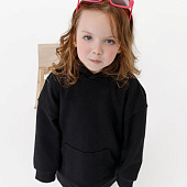 Худи детское оверсайз Houdini, черное