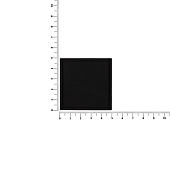 Лейбл из ПВХ Dzeta, L, черный