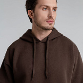 Толстовка с капюшоном Slam 320, темно-коричневая (шоколад)