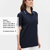 Рубашка поло Virma Stripes, темно-синяя