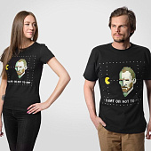 Футболка женская «Ван-Пакман», черная