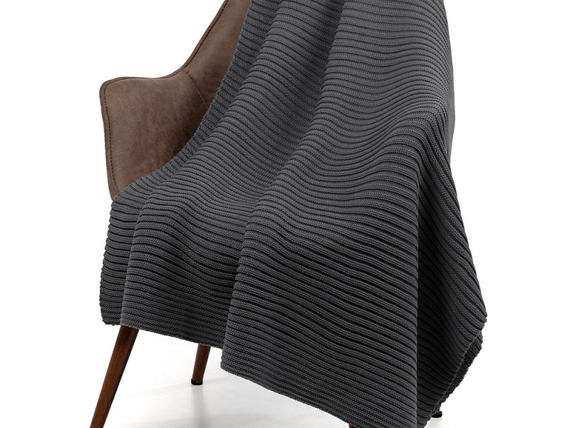 Плед Quill, темно-серый