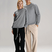 Свитшот унисекс Vozduh, светло-серый