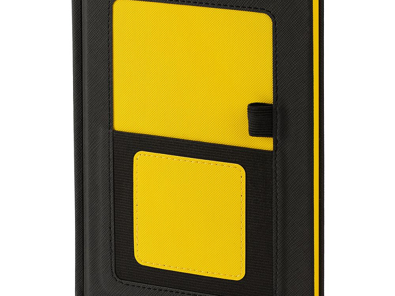 Ежедневник Mobile на заказ, недатированный, черно-желтый