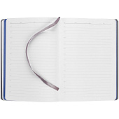 Ежедневник Rubikon на заказ, недатированный серо-синий