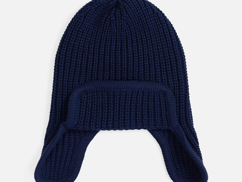 Шапка-ушанка Catch Match, темно-синяя