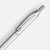 Ручка шариковая Bright Spark, серебристая