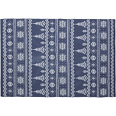 Плед Elnik, серый с молочно-белым