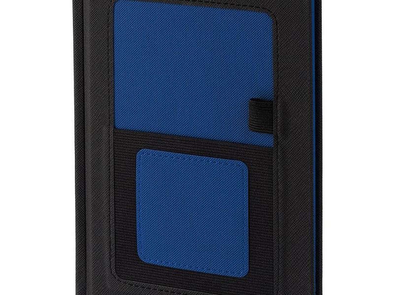 Ежедневник Mobile на заказ, недатированный, черно-синий